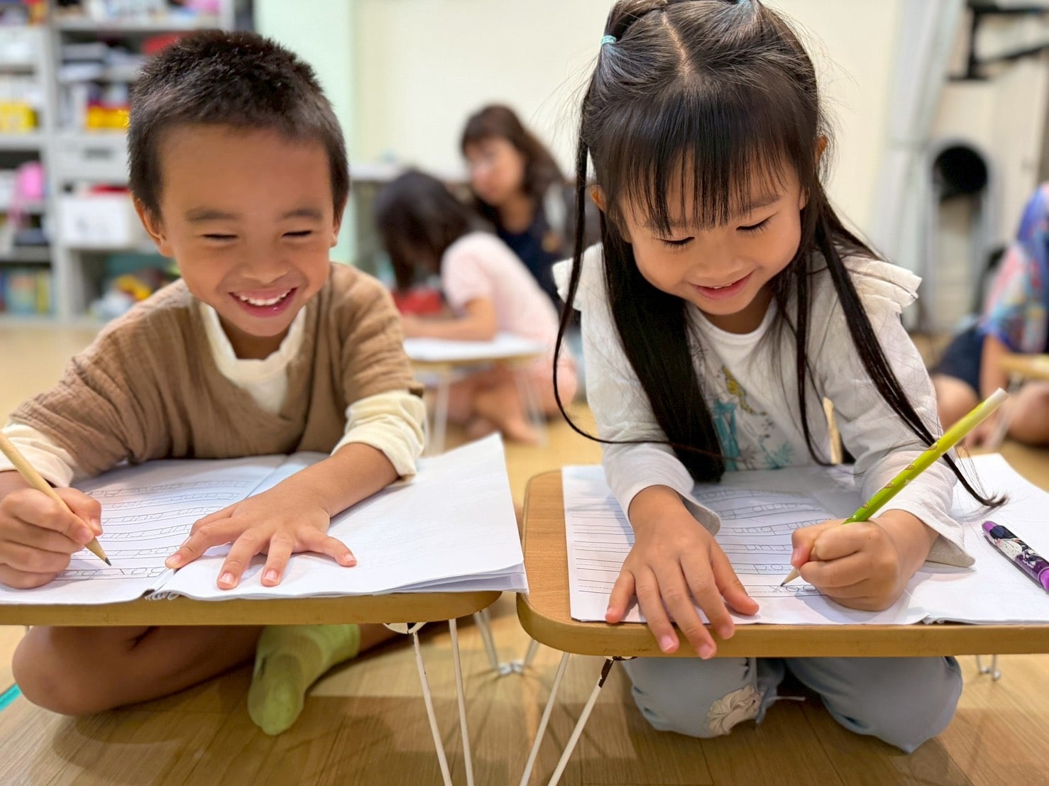 Interactive English learning activity